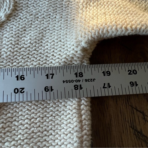 Vintage Ninon De Lenclos Knit Sweater M Floral Pearls Cottagecore Granny Modest - Picture 12 of 14